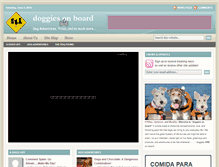 Tablet Screenshot of doggiesonboard.com